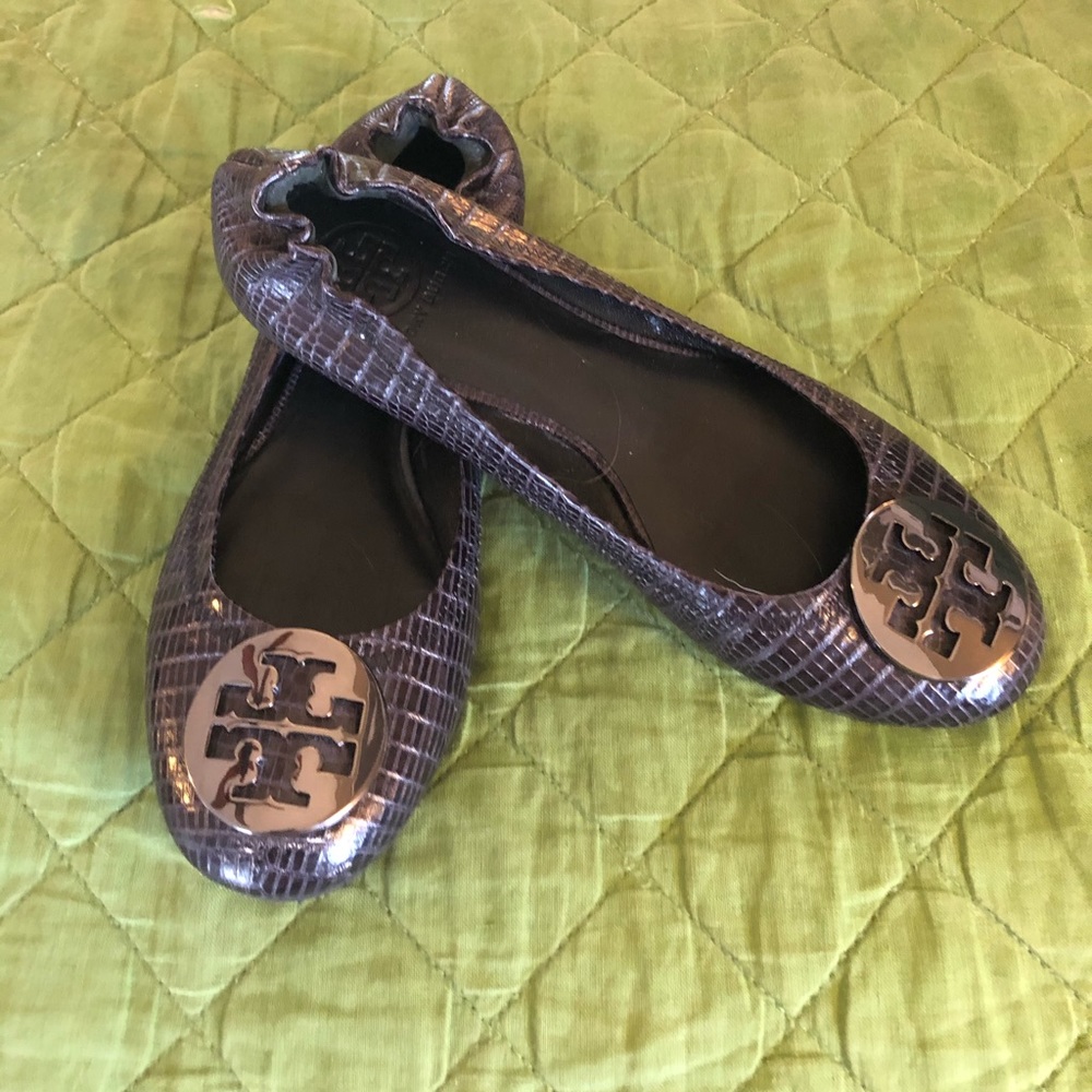Tory Birch ballet flats - dark purple